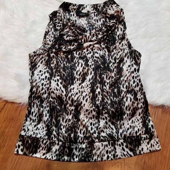 Alfani animal print blouse - Picture 1 of 3